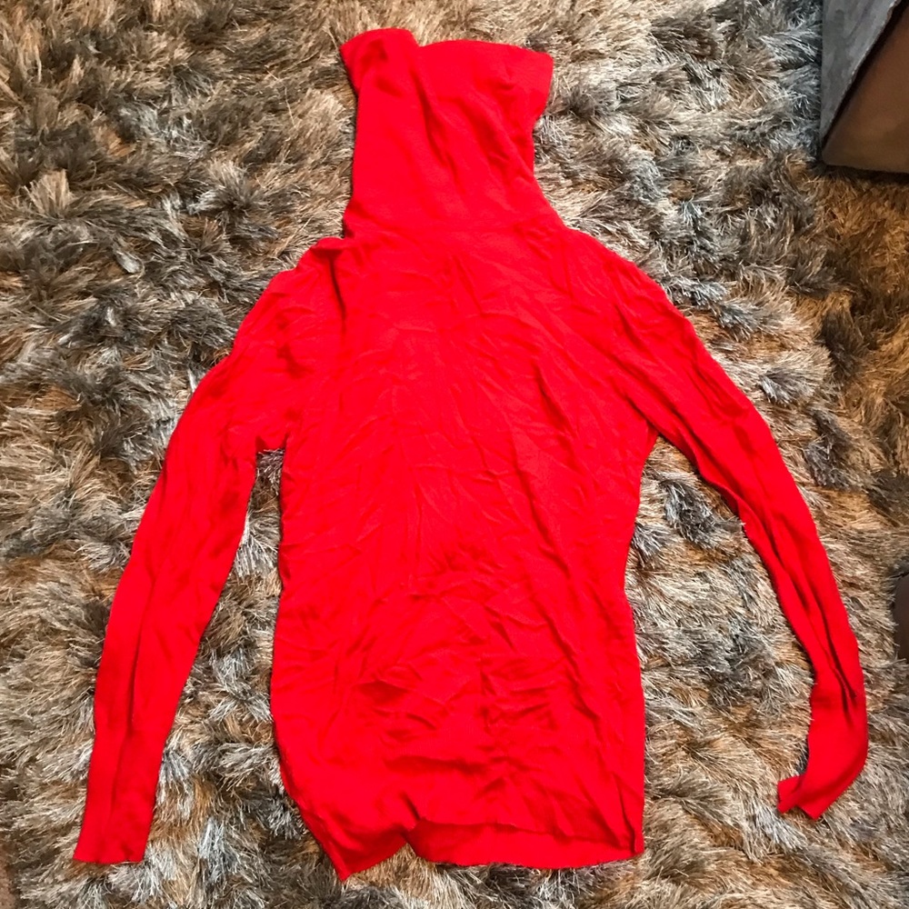 Bright Red Mossimo Turtleneck Sweater (Super Soft)